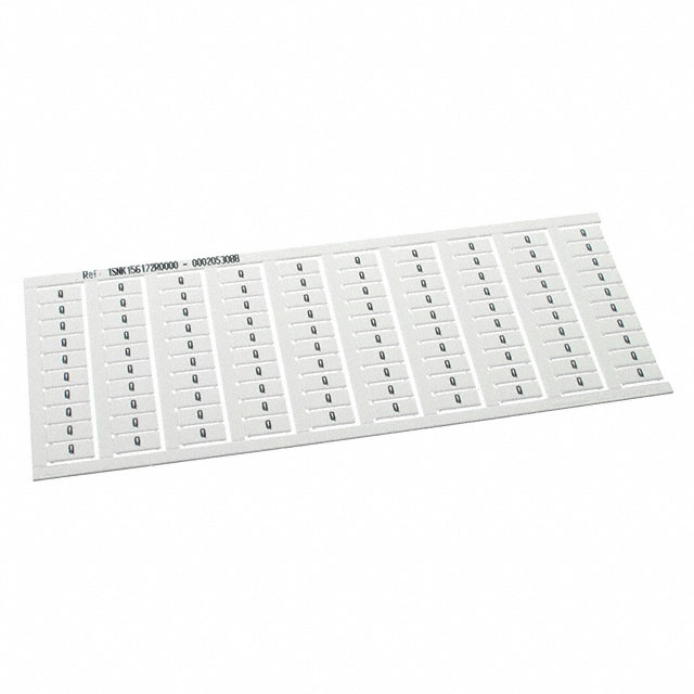 1SNK156172R0000 TE Connectivity ENTRELEC  Bandes de marquage pour borniers
