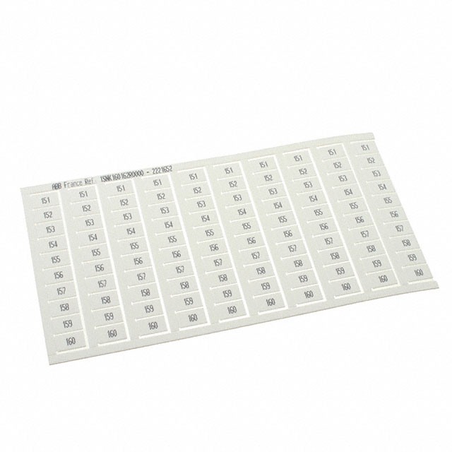 1SNK160162R0000 TE Connectivity ENTRELEC  Strisce di marcatura per morsettiere