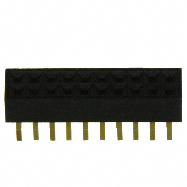 SFM210-LPSE-D10-ST-BK Sullins Connector Solutions  Headers Receptacles Female Sockets