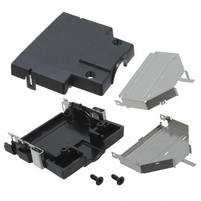 DH-51-CT2B Hirose Electric Co Ltd  Capots de connecteurs D-Sub en forme de D