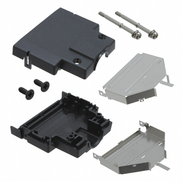 DH-51-CV1B Hirose Electric Co Ltd  Capots de connecteurs D-Sub en forme de D