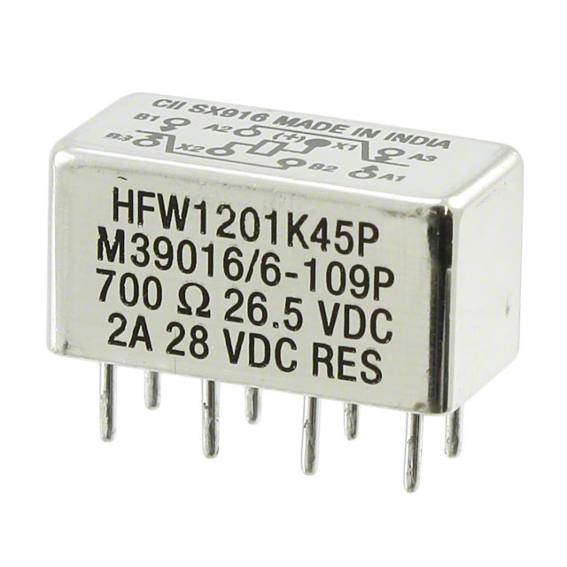 HFW1201K45P TE Connectivity Aerospace, Defense and Marine  Signal Relays Up to 2 Amps