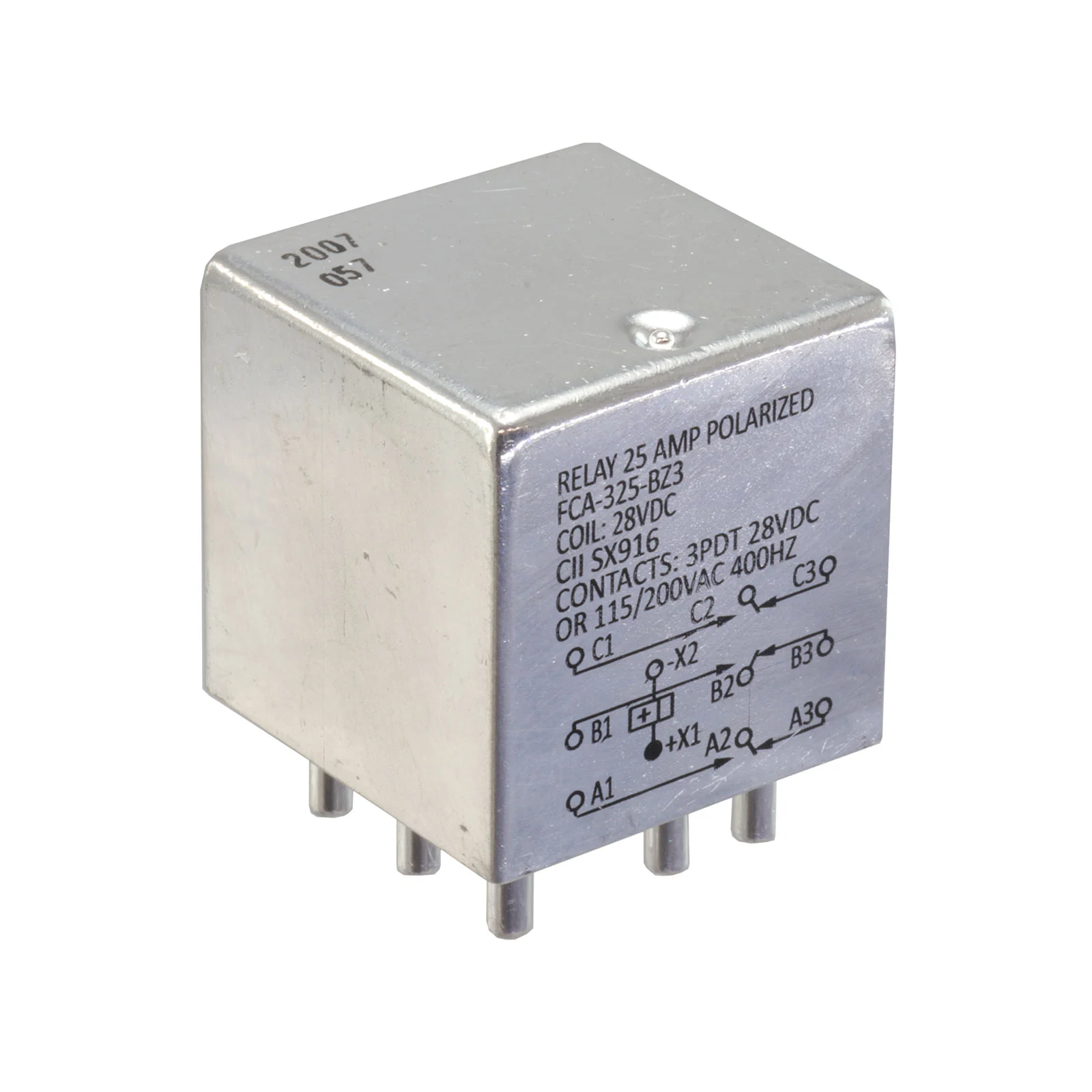 FCA-325-BZ3 TE Connectivity Aerospace, Defense and Marine  Power Relays Over 2 Amps