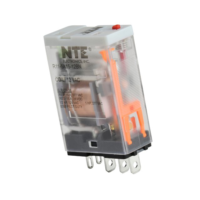 R11-5A15-12N NTE Electronics, Inc  Power Relays Over 2 Amps