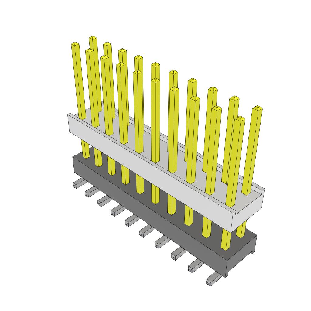 HW-10-10-F-D-400-SM-A Samtec Inc.  Board Spacers Stackers (Board to Board)