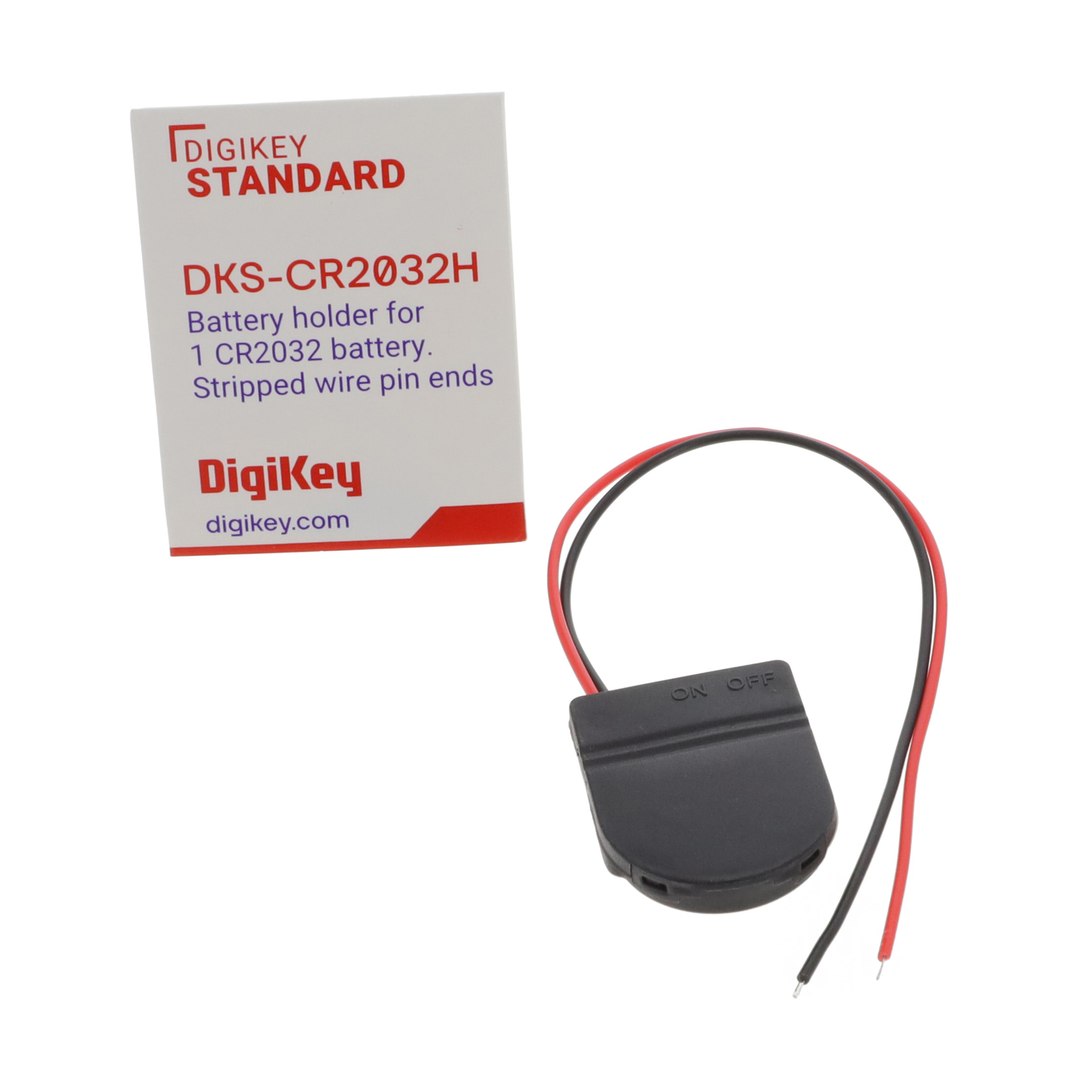 DKS-CR2032H DIGIKEY STANDARD  Supports de batterie, clips, contacts