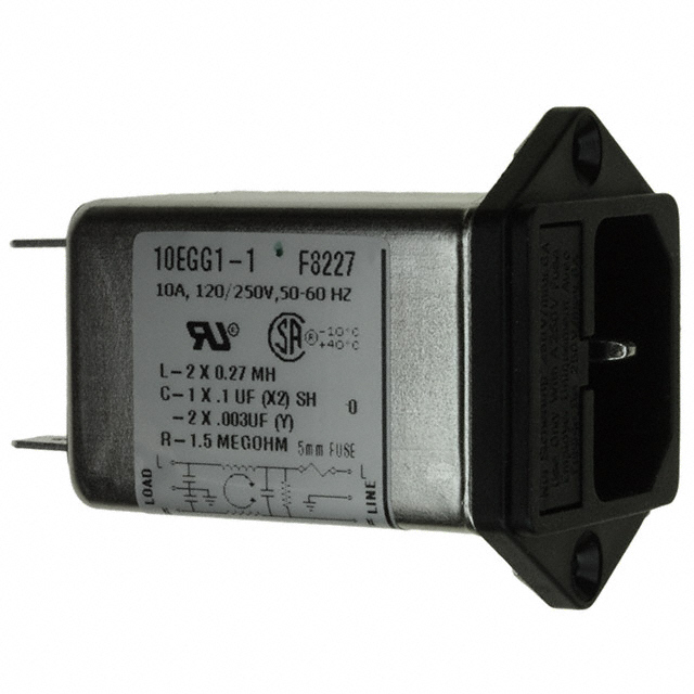 3-1609115-4 TE Connectivity Corcom Filters  Moduli di ingresso alimentazione (PEM)