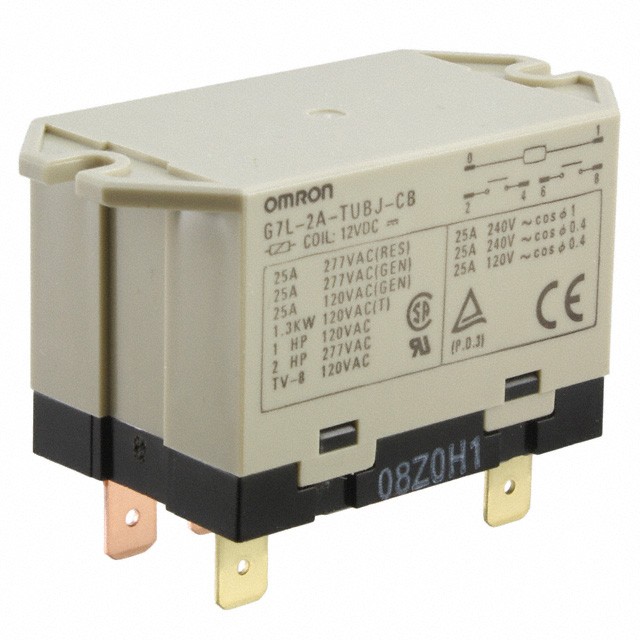G7L-2A-TUB-J-CB-DC12 Omron Electronics Inc-EMC Div  Power Relays Over 2 Amps