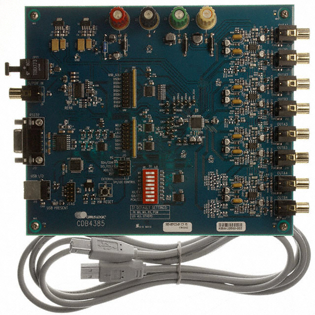 CDB4385 Cirrus Logic Inc.  Cartes d'évaluation des convertisseurs numériques-analogiques (DAC)