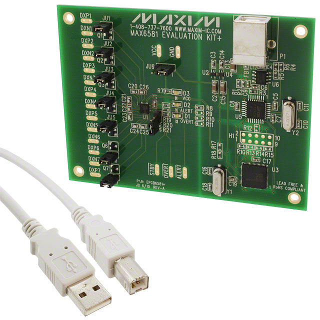 MAX6581EVKIT+ Analog Devices Inc./Maxim Integrated  Cartes d'évaluation de capteurs