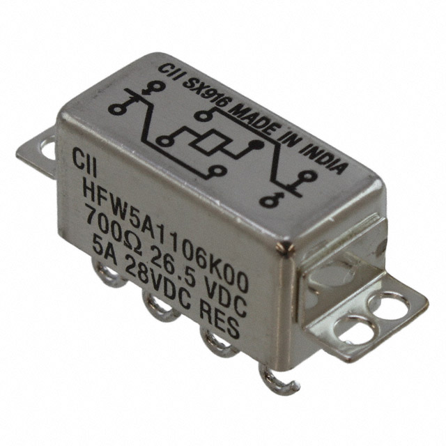 HFW5A1106K00 TE Connectivity Aerospace, Defense and Marine  Power Relays Over 2 Amps