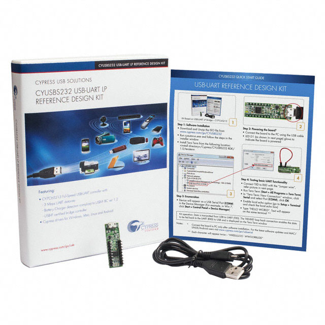 CYUSBS232 Infineon Technologies  Cartes et kits d'évaluation et de démonstration