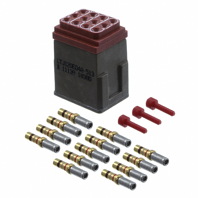 CTJ120E04A-513 TE Connectivity Deutsch Connectors  Terminal Junction Systems
