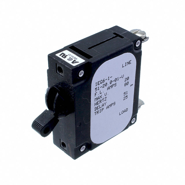 IEG6-1-51-20.0-01-V Sensata-Airpax Disjoncteurs