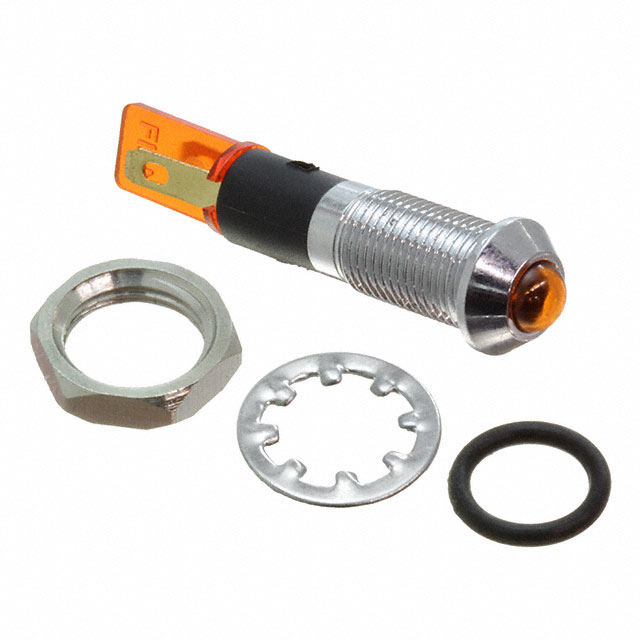 FL1M-8SJ-2-Y110V Mallory Sonalert Products Inc.  Panel Indicators Pilot Lights