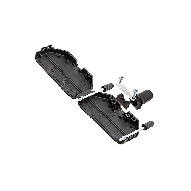 ACOV-SUB-37NB9 Assmann WSW Components  Capots de connecteurs D-Sub en forme de D