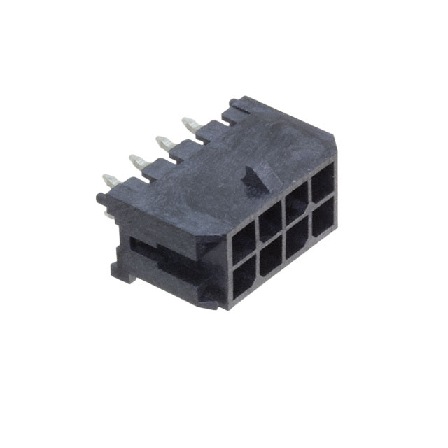 DML-08-A-V-T-A Adam Tech  Embases à broches mâles