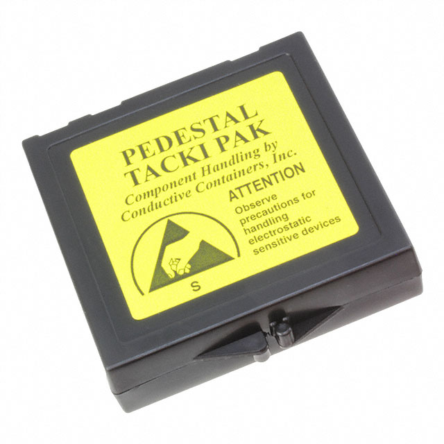 PTP2525-375 Conductive Containers, Inc.  Anti-Static ESD Device Containers