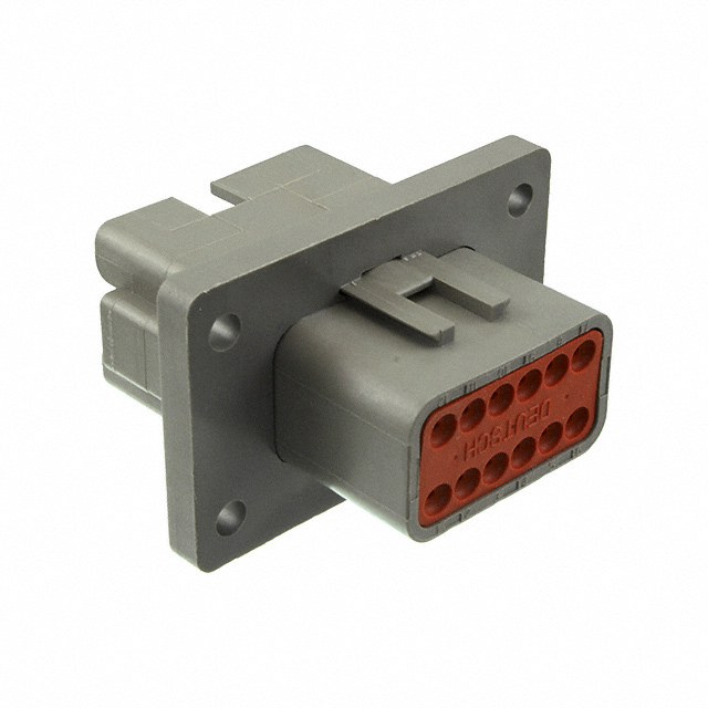 DT04-12PA-BL04 TE Connectivity Deutsch Connectors  Boîtiers de connecteurs rectangulaires