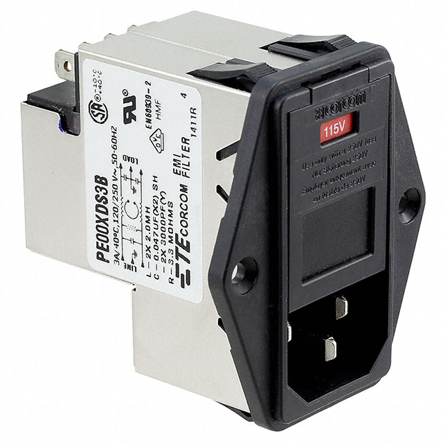 3-6609930-8 TE Connectivity Corcom Filters  Stromeingangsmodule (PEM)