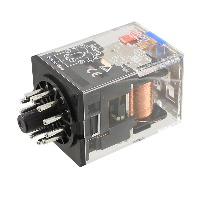MKS3PIN-D-5 DC24 Omron Automation and Safety  Power Relays Over 2 Amps