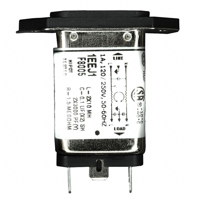 6609006-1 TE Connectivity Corcom Filters  Moduli di ingresso alimentazione (PEM)