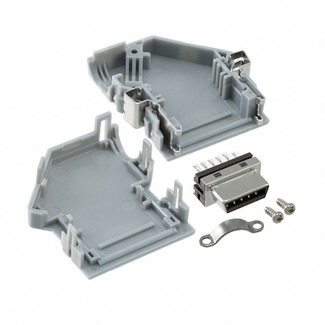 FI40B-2015S-CVS(50) Hirose Electric Co Ltd  Capots de connecteurs D-Sub en forme de D