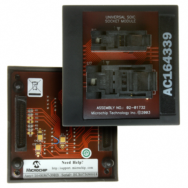 AC164339 Microchip Technology  Adaptateurs de programmation Sockets