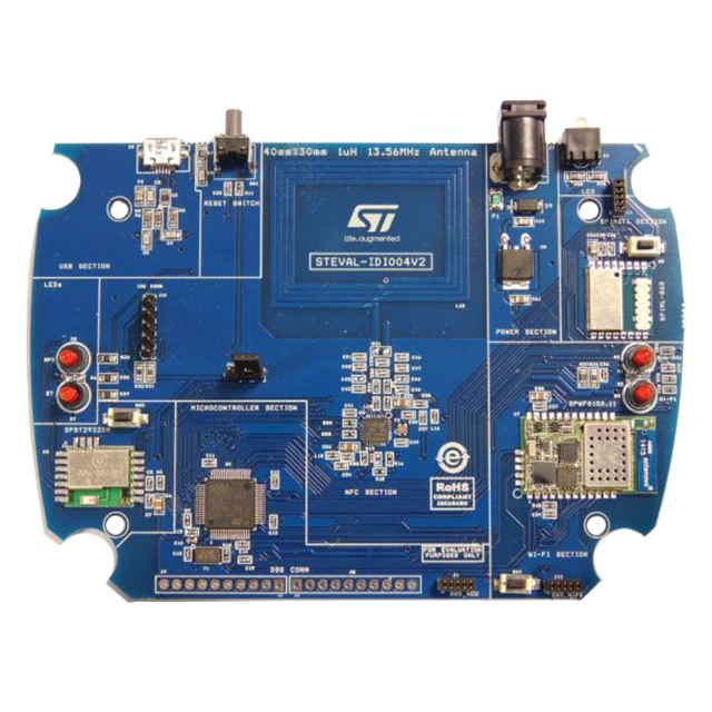 STEVAL-IDI004V2 STMicroelectronics  Cartes de kits d'évaluation et de développement RF