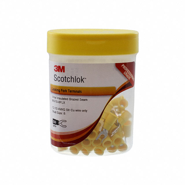 MV10-8FLX-BOTTLE 3M  Spade Connectors