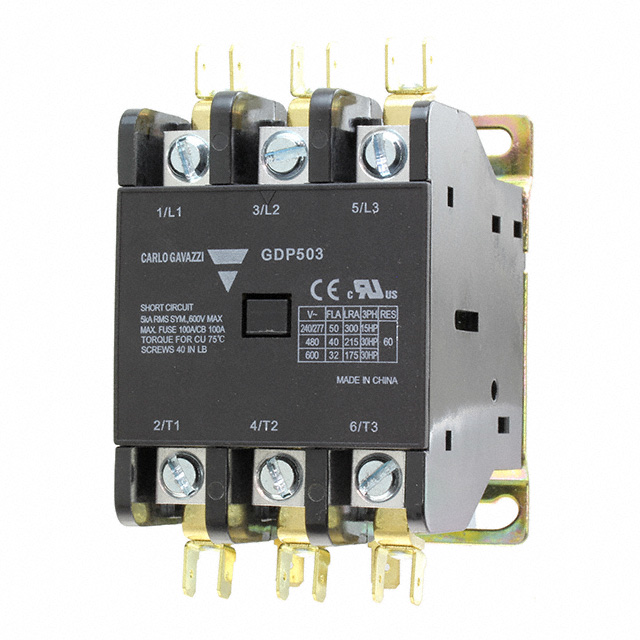 GDP503L120V Carlo Gavazzi Inc.  Contactors (Electromechanical)