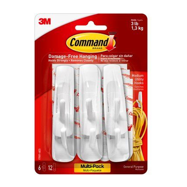 17001-6ES 3M  Ganci per grucce e clip