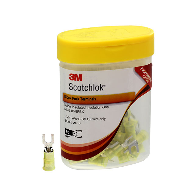 MNG10-8FBX-BOTTLE 3M  Spade Connectors