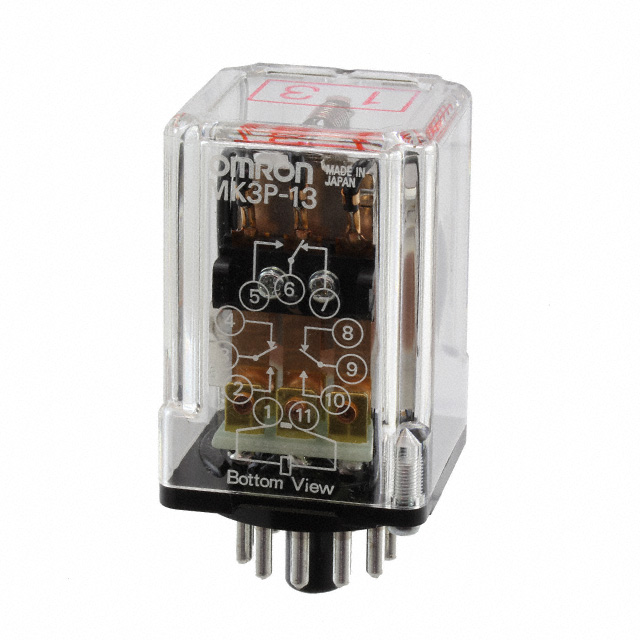 MK3P-13-DC24 Omron Automation and Safety  Power Relays Over 2 Amps