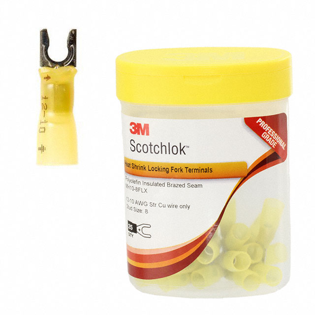 MH10-8FLX-BOTTLE 3M  Spade Connectors