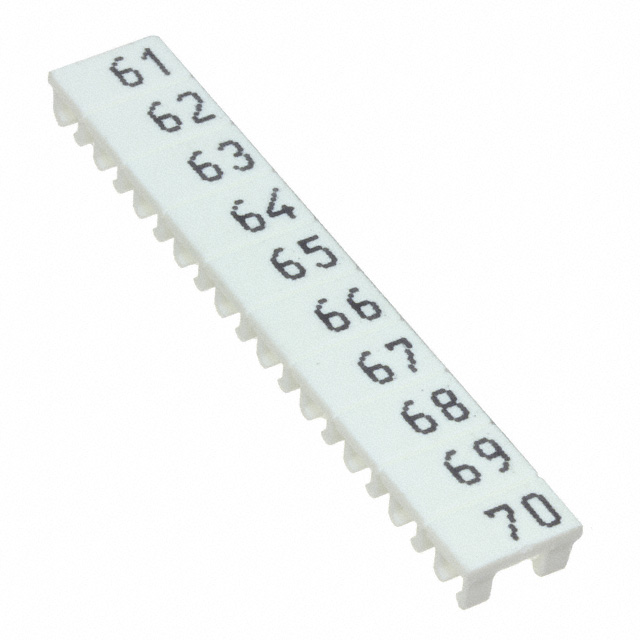 XW5Z-S2.5LB-61-70 Omron Automation and Safety  Terminal Block Marker Strips