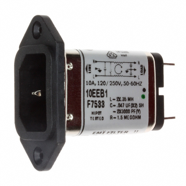 1-6609001-0 TE Connectivity Corcom Filters  Power Entry Modules (PEM)