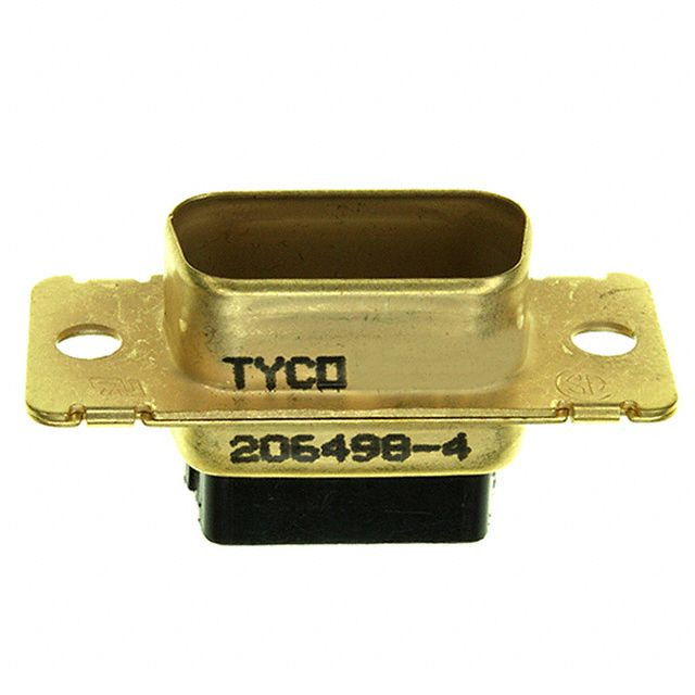 206498-4 TE Connectivity Aerospace, Defense and Marine  Alloggiamenti per connettori D-Sub a forma di D