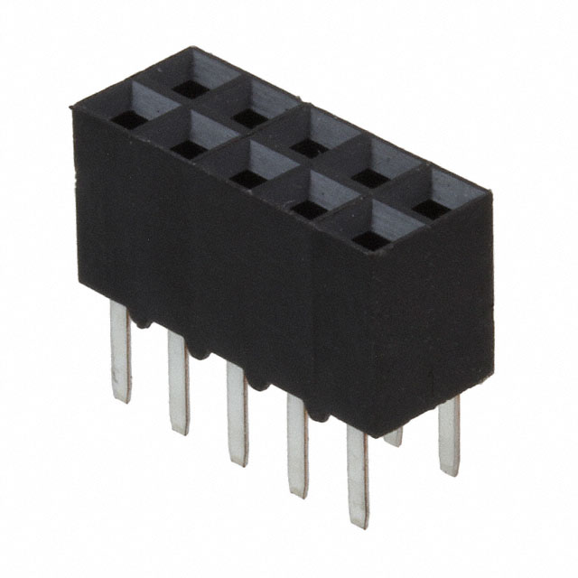 535598-6 TE Connectivity AMP Connectors  Headers Receptacles Female Sockets