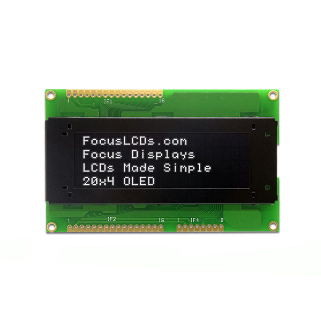 O204A-CW-SW3 Focus LCDs  Écran LCD OLED à caractères et chiffres