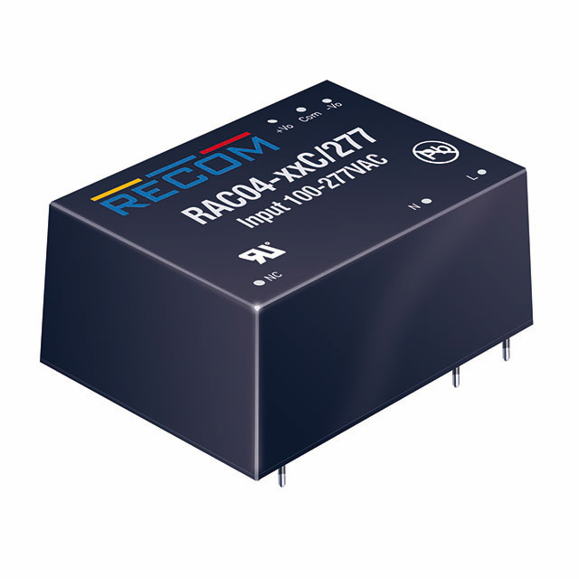 RAC04-12SC/277-E Recom Power  Convertisseurs CA/CC