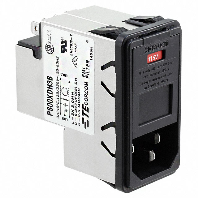6609952-8 TE Connectivity Corcom Filters  Moduli di ingresso alimentazione (PEM)