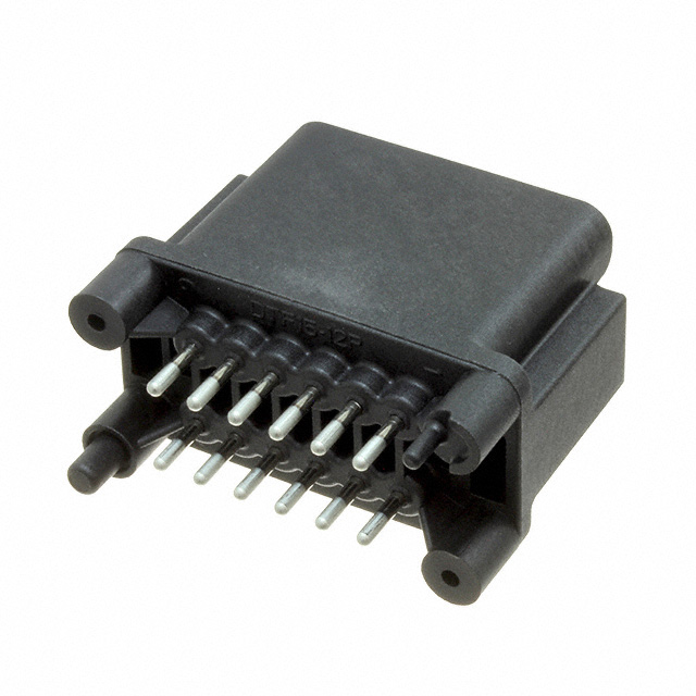 DTF15-12PB TE Connectivity Deutsch Connectors  Embases à broches mâles