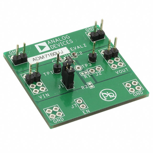 ADM7160CP-EVALZ Analog Devices Inc.  Cartes d'évaluation de régulateurs de tension linéaires