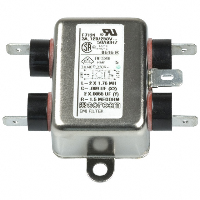 3VB1 TE Connectivity Corcom Filters  Power Line Filter Modules