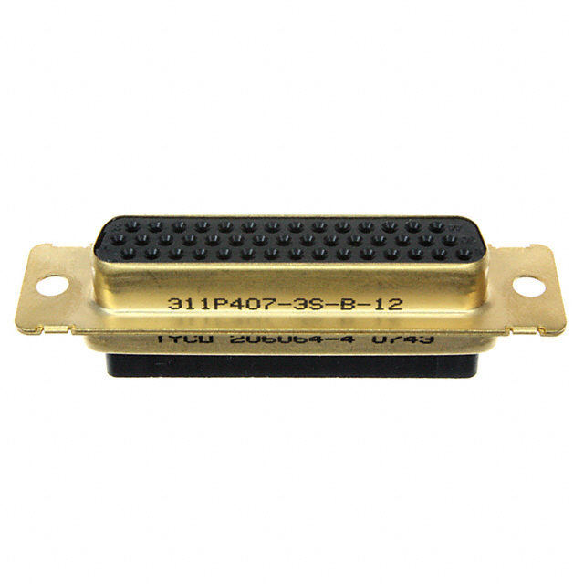 206064-4 TE Connectivity Aerospace, Defense and Marine  Carcasas de conector D-Sub en forma de D