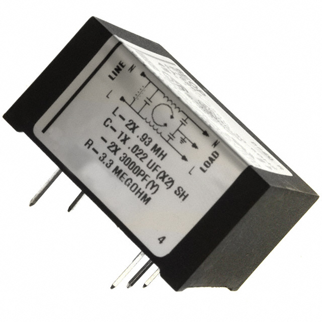 6609064-3 TE Connectivity Corcom Filters  Modules de filtrage de ligne électrique