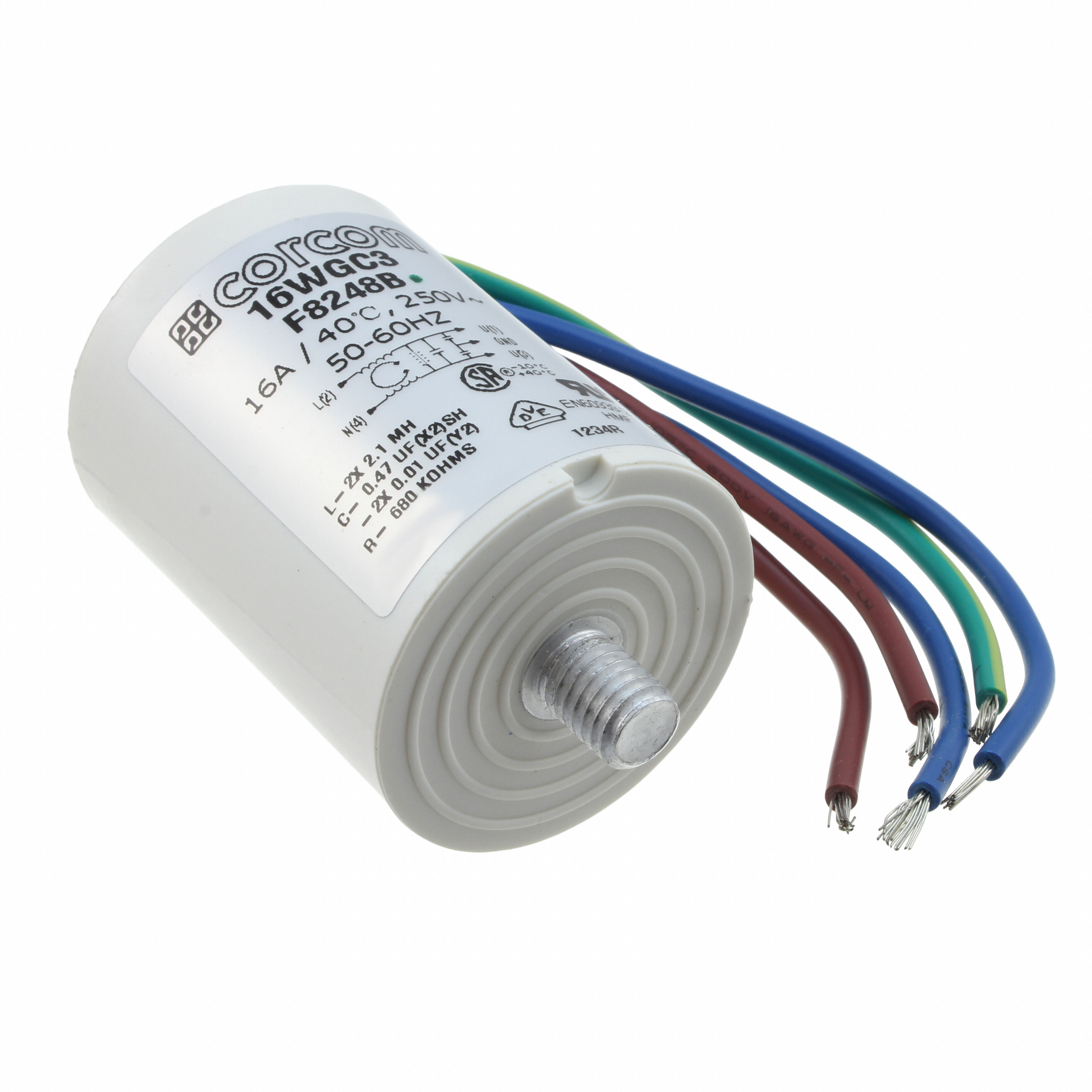 7-6609089-8 TE Connectivity Corcom Filters  Moduli di filtro di linea di alimentazione