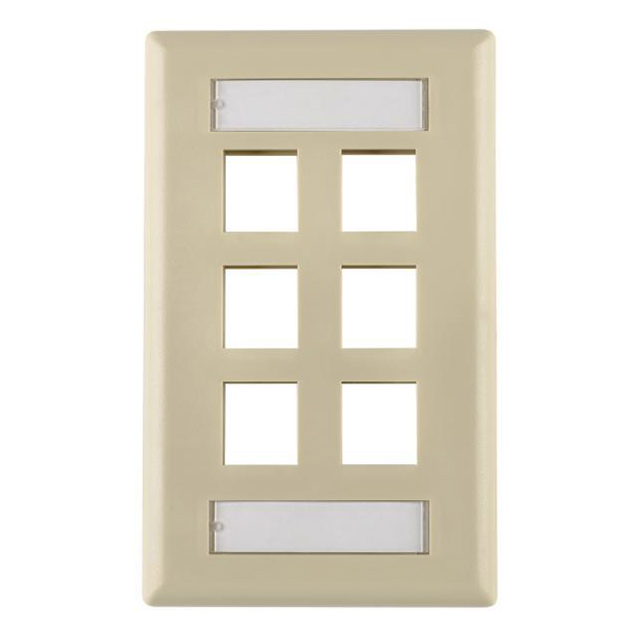 FPISIX-I HellermannTyton  Cornici per placche Keystone