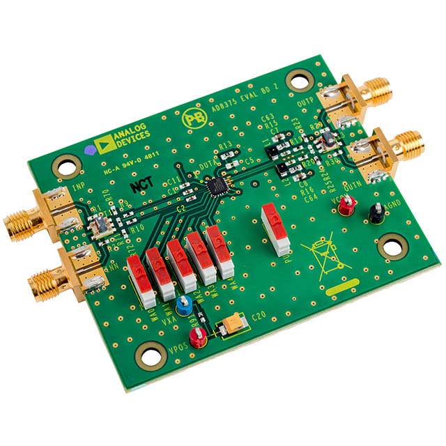 AD8375-EVALZ Analog Devices Inc.  Cartes d'évaluation d'amplificateurs opérationnels